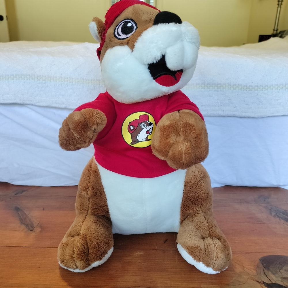 Buc-ees Plush Bucky The Beaver Stuffed Animal,‎ Ages 3 and Up, 12 Inches Tall